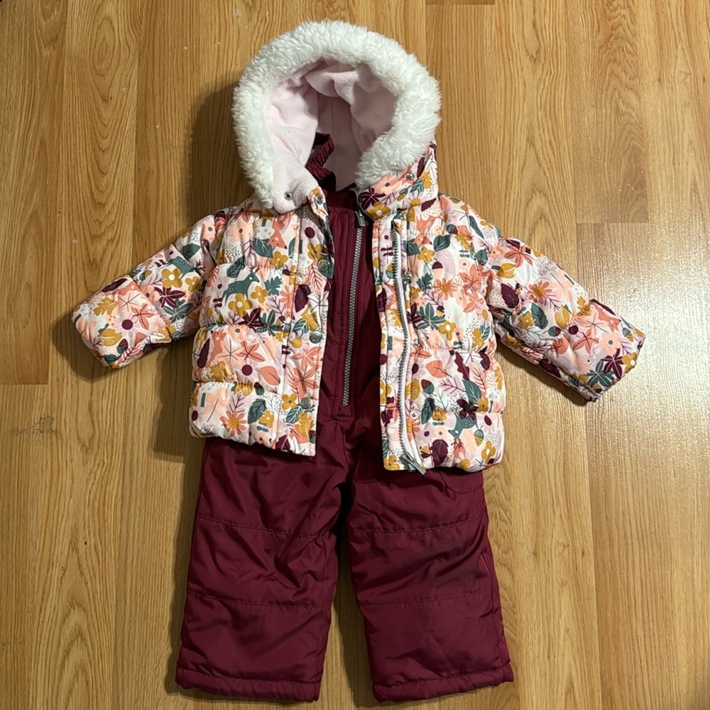 Snow Suit and Snow Jacket for girl toddler